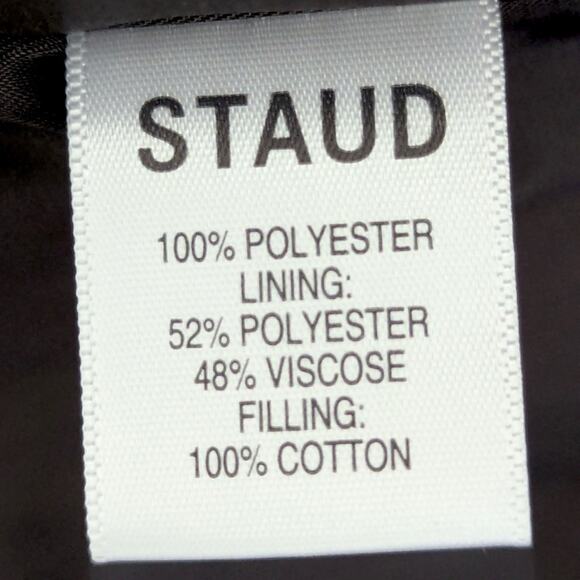 RARE NEW NWT STAUD Ace Floral Puffer Jacket Size Small - Picture 10 of 11